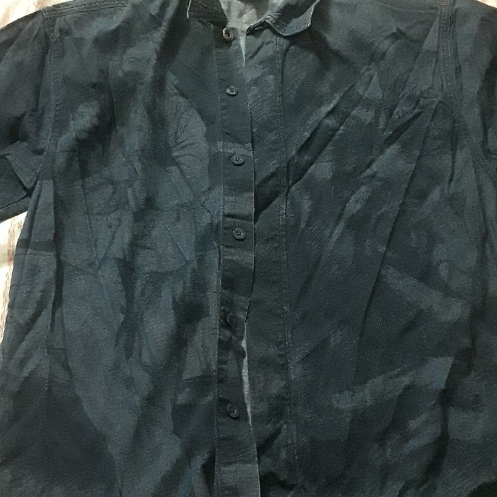 Karl kani graphic button-up shirt